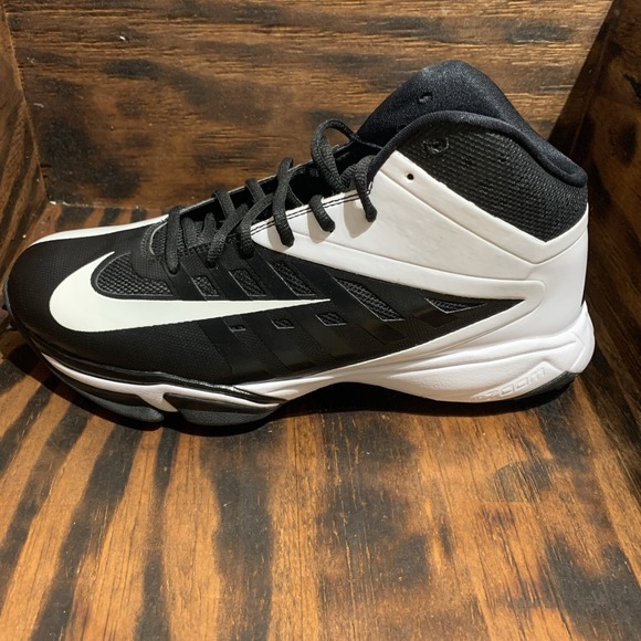 New Nike Vapor Pro 3/4 Destroyer Football Shoes Black White 527879-011 size 11.5 main image 8